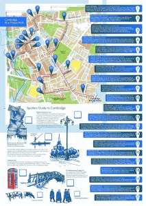 Fold out Cambridge Blue Plaque Map